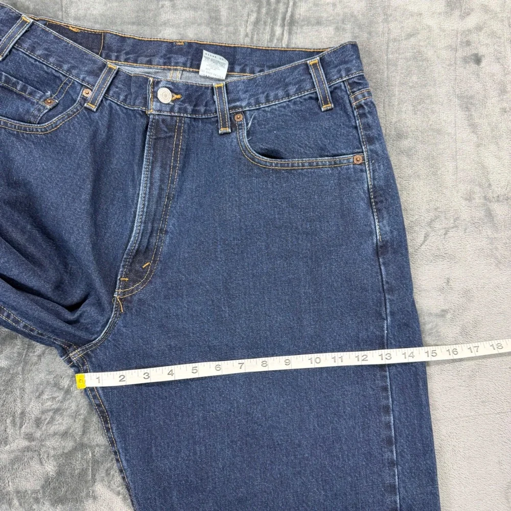 VTG Baggy 2000 Levis 569 Loose‎ Straight Fit Jeans Made in USA Mens 36x32 Blue